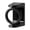 Style B, variant on Wall Mount Bracket Ring 360 Degree Rotating Round No Drilling 1.5 inch Black Smooth Shower Curtain Rod Holder 1 Pack For Bathroom Closet Wardrobe Door Window Curtain Hanging Storage Organization