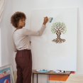 thumbnail image 7 of Plastic Drawing Painting Stencils Templates for Painting on Scrapbook Fabric Tiles Floor Furniture Wood Rectangle Tree of Life Pattern 29.7x21cm 1pc, 7 of 7
