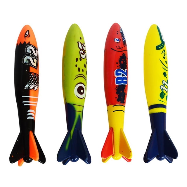 Cohete Torpedo, Juguete Para Lanzar, Juego De Buceo, Torpedos, Bandidos, Niños, Palos Submarinos, Juguete 4 Uds. Yuarrent OD005404-00