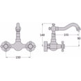 thumbnail image 4 of Versatile Wall Mount Faucet For Bathtubs, Combining Solid Brass Build With A Drip-free Ceramic Cartridge For Unmatched Reliability And Style, 4 of 4