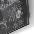 thumbnail image 2 of Epic Art 'Football Shoulder Pad Blueprint Patent Chalkboard' Acrylic Glass Wall Art, 24"x36", 2 of 3