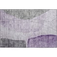 thumbnail image 2 of Addison Rugs Mayfield Washable Transitional Modern Purple Rectangle Rug, 1'8" x 2'6", 2 of 5