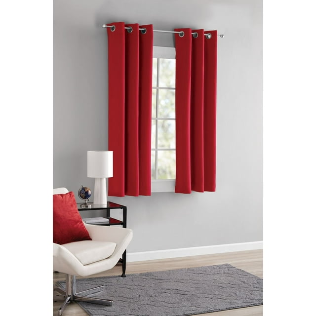 MAINSTAYS Blackout Energy Efficient Grommet Window Curtains Panel