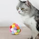 thumbnail image 4 of Juguetes interactivos para gatos con campanas Sonidos divertidos Bolas chirriantes Juguetes KICKER Pelotas de juguete suave para gatos para cachorros , Multicolor Salvador Bolas de canto de gato, 4 of 8