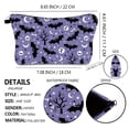 thumbnail image 5 of Grande Trousse Cosmétique de Voyage à Imprimé d'Halloween - Étui de Maquillage Portable avec Étui Rigide et Multiples Compartiments, 5 of 5