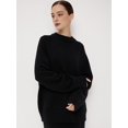 thumbnail image 6 of Women'S Oversized Sweaters Fall Outfits Trendy Crewneck Long Sleeves Knit Fashion Pullover Tops Black S, 6 of 10
