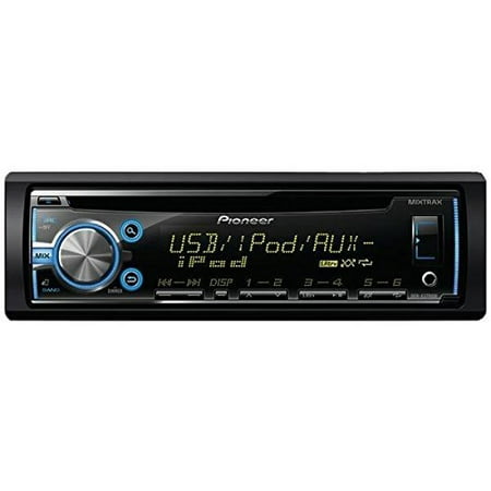 Pioneer Deh-X3700ui Single-Din In-Dash Cd Receiver With Mixtrax(R), Usb, Pandora(R) Internet Radio Ready, Android(Tm) Music Support & Color Customization 10.00In. X 8.80In. X