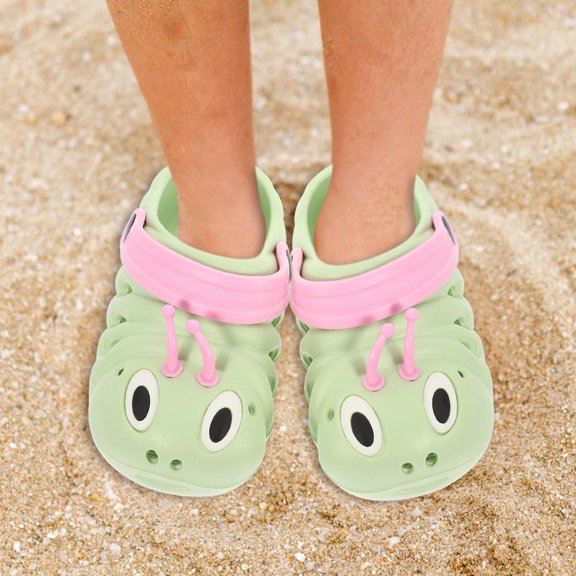 ETEREAUTY Etereautey Childrens Beach Sandals Green Ultra Skin-Friendly Comfy 1Pair