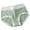 Mint Green, variant on Matoen Women's Comfort Sporty Cotton Solid Panties Ladies Mid Waist Breathable Briefs Underwear