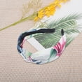 thumbnail image 6 of Unique Bargains 1 Pc Fashion Banana Leaf Pattern Headbands for Women White, 6 of 6
