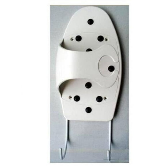GUIYONG Ironing Board Hanger Wall Mount Ironing Board Holder Iron And Ironing Board Organizer For Laundry Rooms Storage Organizer White