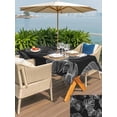 thumbnail image 5 of Outdoor Tablecloth with Umbrella Hole for Patio/Picnic/Party/Camping, Monstera Leaf Waterproof Table Cloth Rectangle Table Cover Washable, Modern Tropical Plants Minimalism (52"x 70"), 5 of 9