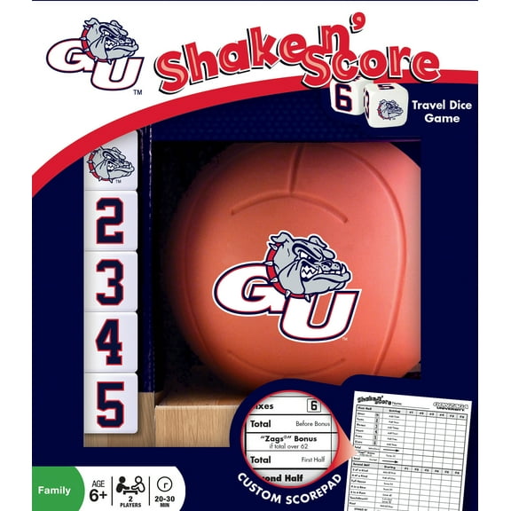Gonzaga Bulldogs Shake 'N Score Travel Game