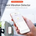 thumbnail image 4 of Detector de vibración Likrtyny Tuya seguridad WiFi puerta Abierta Cerrada alarma inteligente, 4 of 6
