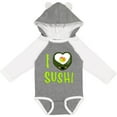thumbnail image 3 of Inktastic I Love Sushi- cute Boys or Girls Long Sleeve Baby Bodysuit, 3 of 5
