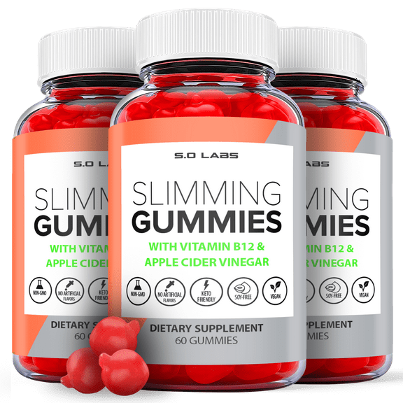 (3 Pack) Slimming Gummies It Works for Weight Loss,Slimming Gummies It Works with Apple Cider Vinegar,Slimming Gummies It Works Bajar de Peso,Slimming Gummies It Works for Women and Men (180 Gummies)