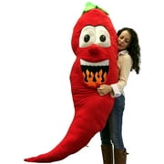 Big Plush Stuffed Red Pepper 66 Inch Soft Giant Fruit Vegetable Huge Fun Plushie