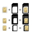 Sim Card Adapter Nano Micro - Standard 4 in 1 Converter Kit with Steel ...