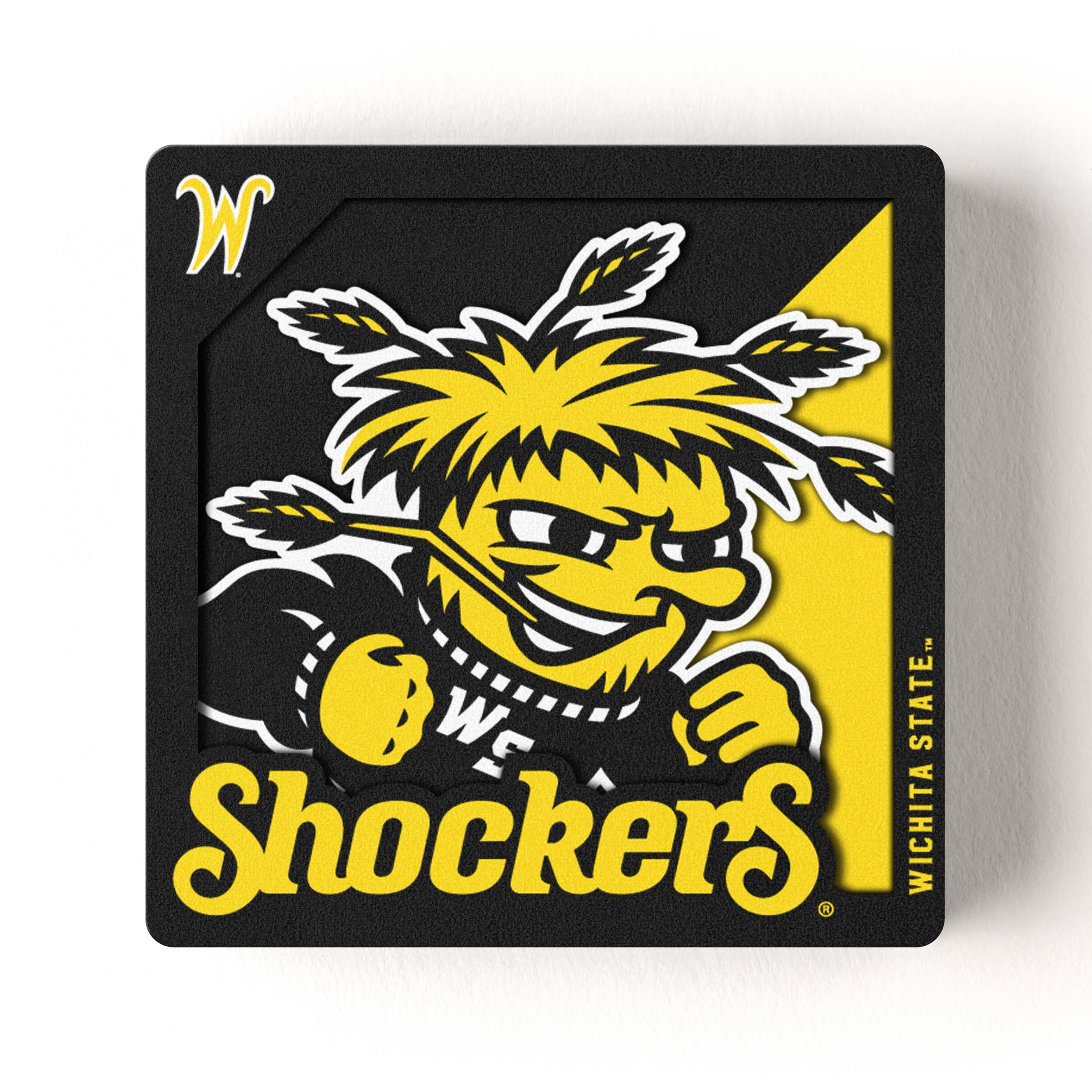 Wichita State Shockers Large 3x5 Foot College Flag - Officially Licensed, 100% Polyester, For Outdoor/Indoor