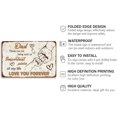 thumbnail image 2 of Appreciated Dad Metal Sign Father's Day Tin Sign Vintage Heartfelt Home Wall Decor Signs Birthday Gift For Dad 8x12 Inch, 2 of 13