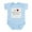 Sky Blue, variant on CafePress - Mommy Infant Bodysuit - Baby Light Bodysuit, Size Newborn - 24 Months