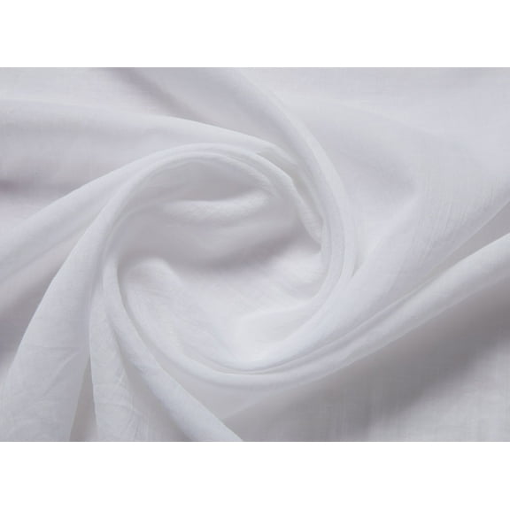 Zelouf Washer Lawn Solid  , Sewing, DIY, Crafts Fabric by the Yard, 111 White, 3 Yard