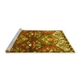 thumbnail image 2 of Ahgly Company Machine Washable Indoor Square Persian Yellow Traditional Area Rugs, 3' Square, 2 of 4