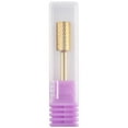thumbnail image 6 of PANA 1/8" Professional Flat Top Large Barrel Carbide Bit - Nail Drill Bit for Manicure Pedicure Tools Dremel Machine - Gold, Coarse Grit, 6 of 9