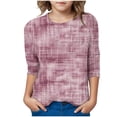 thumbnail image 6 of Lopecy-Sta Kids All-Over Plaid Long Sleeve Crew Neck Top, Soft Breathable Fabric for Toddler Baby Boys and Girls, Relaxed Fit, Comfortable Wear in Spring Autumn Seasons Fun Play, 6 of 6