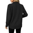 thumbnail image 3 of Womens Corduroy Shackets Jacket Plus Size Long Sleeve Button Down Retro Shirts Blouses Tops With Chest Pocket S, 3 of 4