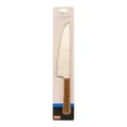 thumbnail image 1 of Cuchillo de Chef Mainstays de Acero Inoxidable con Mango de Madera y Espiga Completa 32.6 cm, 1 of 4