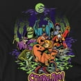 thumbnail image 3 of Scooby-Doo And Shaggy Chased By Monsters Kids T Shirt (Medium) for Youth Toddler Boys and Girls, Black, 3 of 5