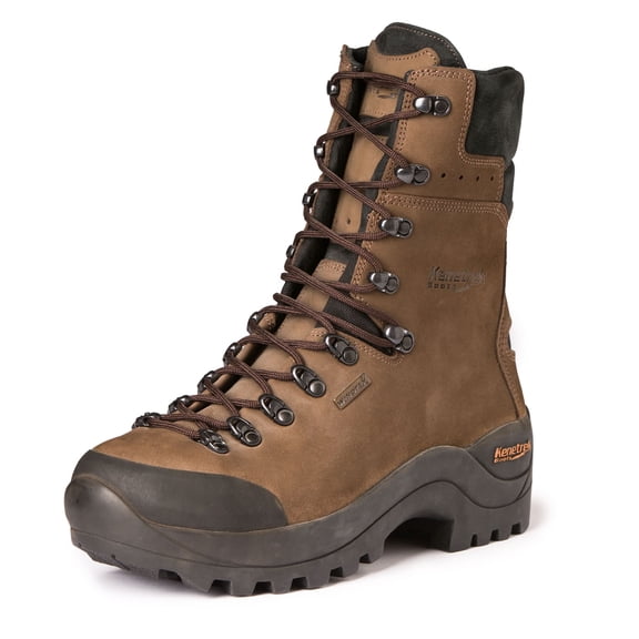 KENETREK Lineman Extreme Non-Insulated Steel Toe Work Boots, Color: Brown, Size: 9-M