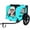 Light Blue, variant on Pet Bike Trailer Dog Cart for Bicycle – Folding Pet Trailer for Small & Medium Dogs, Quick-Release Wheels, Non-Slip Floor, Internal Leash, Easy Storage