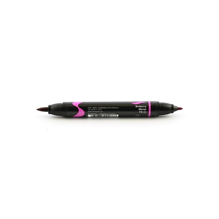 Mulberry Markers - Premier Double-Ended Brush Tip Markers mulberry, 053 (pack of 6)
