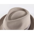 thumbnail image 5 of NANAHuang Men's Wool Felt Winter Hat Short Brim Fedora Hat, 5 of 8