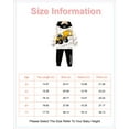 thumbnail image 2 of 6T Little Boys Clothes Little Boys 2PCS Hoodie Outfits Set Letter Print 6T Boys Long Sleeve Top Pants Set White, 2 of 8