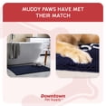 thumbnail image 3 of My Doggy Place Dog Mat for Muddy Paws, Washable Dog Mat, Navy Blue, Runner, 3 of 7