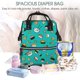 thumbnail image 5 of Fotbe Sushi Mochila Maternidad - Lona de Sarga Impermeable, Mochila de Pañales de Gran Capacidad con Múltiples Bolsillos y Correas Ajustables, 5 of 6