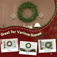 thumbnail image 5 of HOMCOM 36 inch Christmas Wreath, Artificial Norfolk Pine Wreath with Pine Cones and Realistic Branches for Door, Wall, Window, Green, 5 of 9