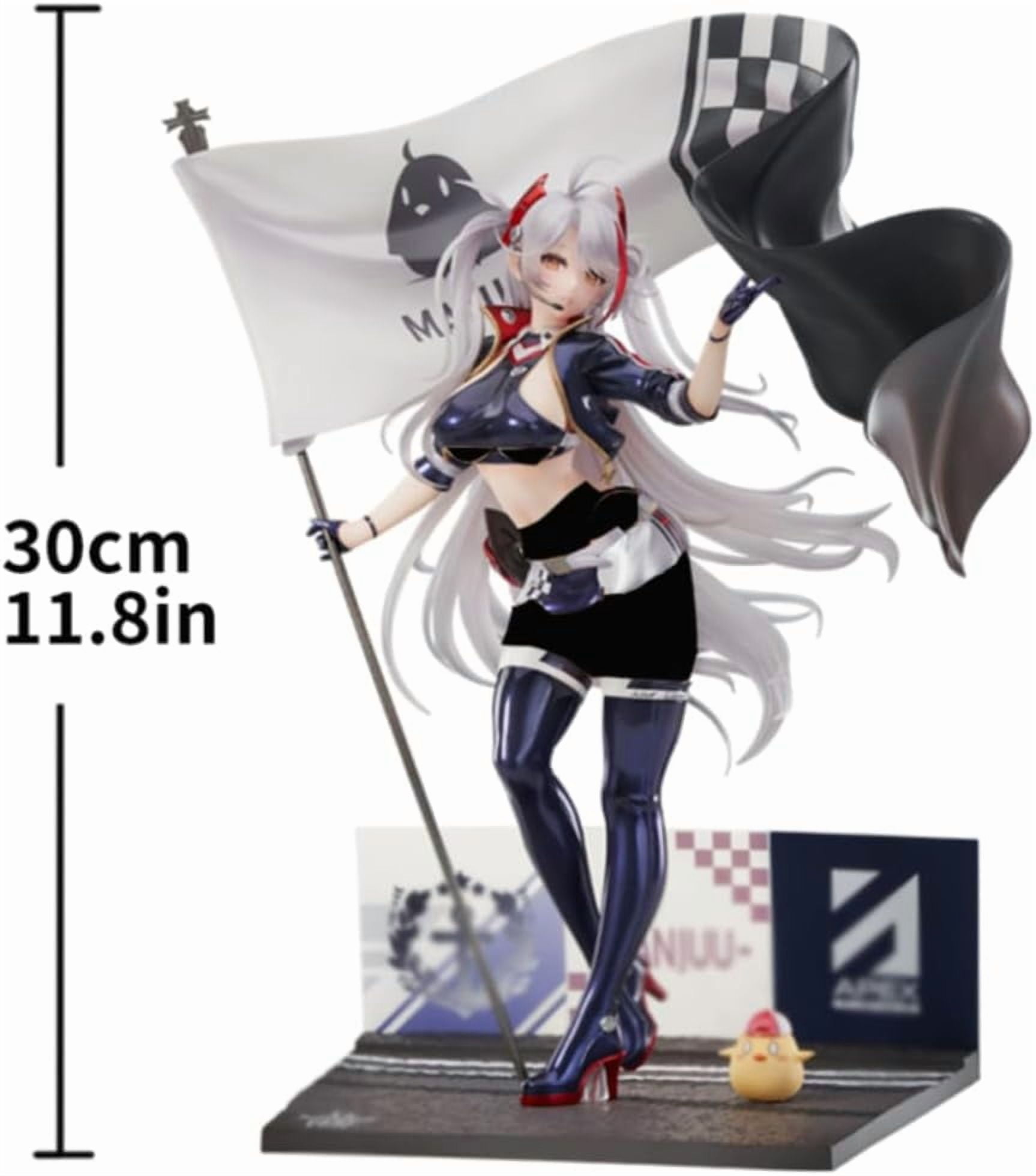 New Azur Lane Prinz Eugen (Racing Suit Ver) Character Anime Model Statue Action Figures Desktop Ornament Popular Decorations Fan Souvenirs Creative Gift Collectable