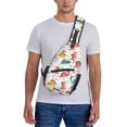 thumbnail image 6 of Lsque Dinosaur Pattern Cross Chest Bag Diagonally – Premium Durable Front Chest Sling with Adjustable Padded Strap, High-Capacity Storage, 6 of 8