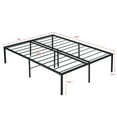 thumbnail image 5 of 15.9 inch King Bed Frame, Heavy Duty Metal Platform Bed, Easy Assembly,Black, 5 of 10