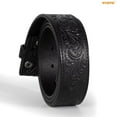 thumbnail image 6 of WHIPPY Western Leather Belt Strap for Women Men without Buckle Cowgirl Cowboy Engraved Embossed Belt Strap, 6 of 7