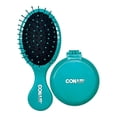 thumbnail image 2 of Set de cepillo y espejo Conair Detangling chico aqua 2 pzas, 2 of 4