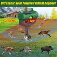 thumbnail image 2 of Solar Animal Repellent Outdoor Ultrasonic Animal Repeller Waterproof Repeller Device for Patio Garden Farm Yard Dog Raccoon Fox Deer, 2 of 6