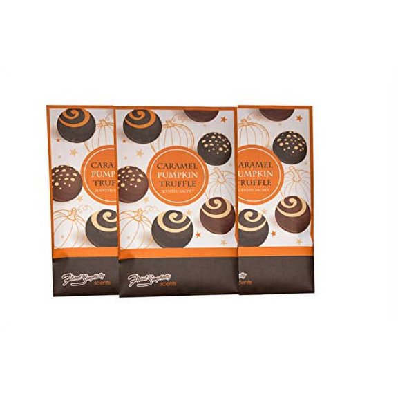 FloralSimplicity Caramel Pumpkin Truffle Scented Sachets Pack of 3