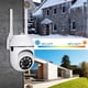 thumbnail image 1 of CáMaras de Seguridad para Exteriores, CáMaras WiFi de 2,4 GHz para Seguridad en el Hogar, CáMaras de Vigilancia 1080P Vista de 360°, Audio Bidireccional, 1 of 1