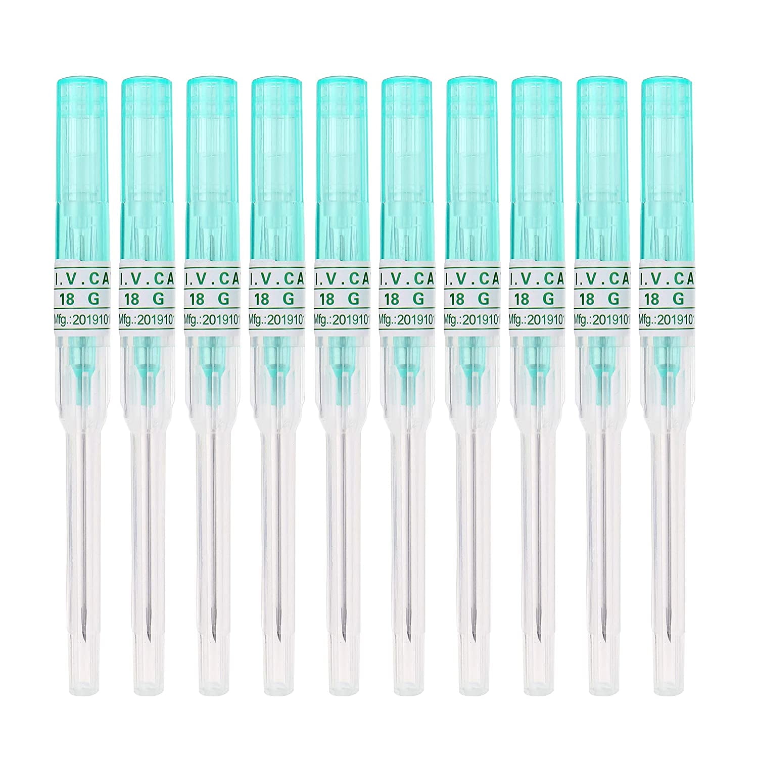 Ear Nose Piercing Needles 10pcs 18G Piercing Needles IV Catheter