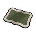thumbnail image 2 of Small Area Rug, Non-Slip Rubber Backing Washable Doormat, Fade Resistant, Absorbent for Living Room Laundry, Green 23.6*15.8In, 2 of 7